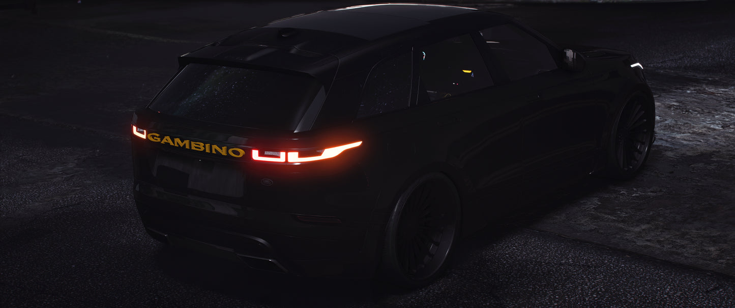 Range Rover Velar Widebody Gambino Family Edition + Props