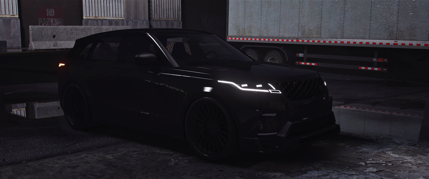 Range Rover Velar Widebody Gambino Family Edition + Props