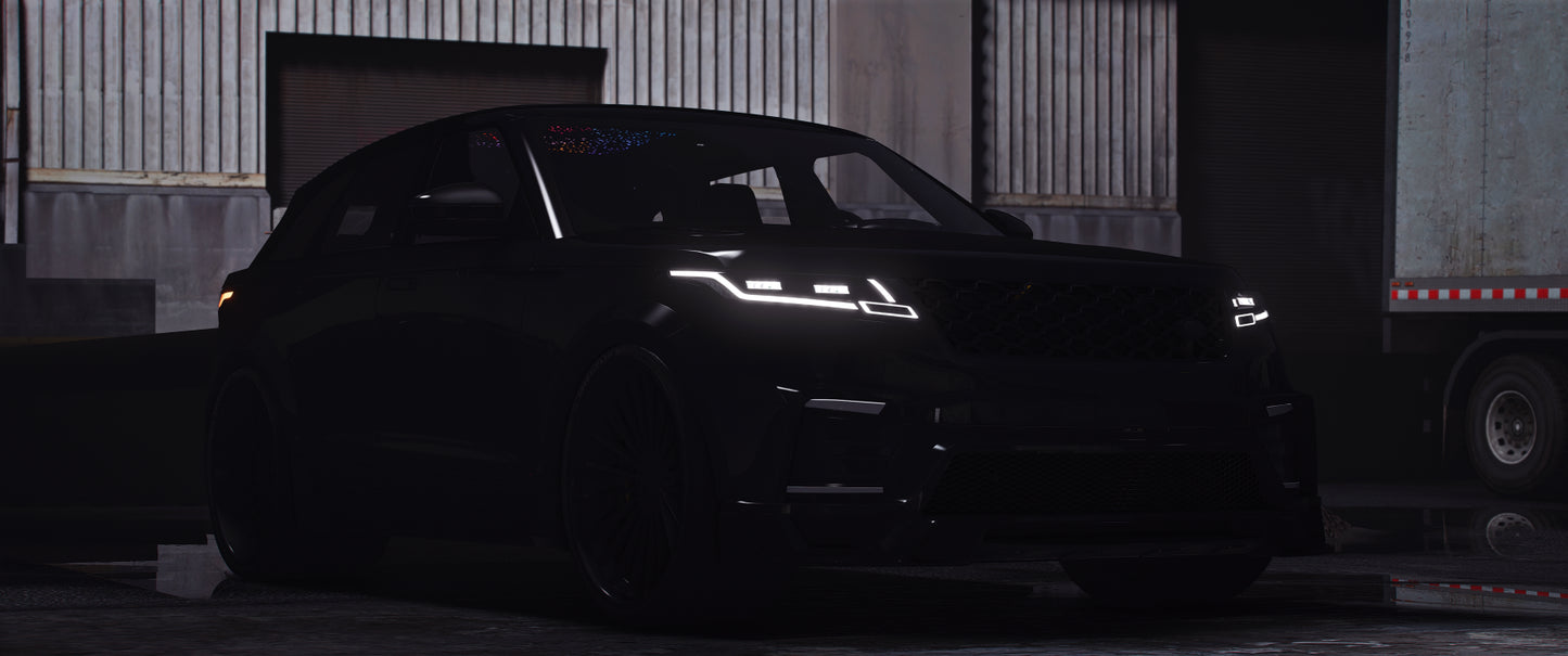 Range Rover Velar Widebody Gambino Family Edition + Props