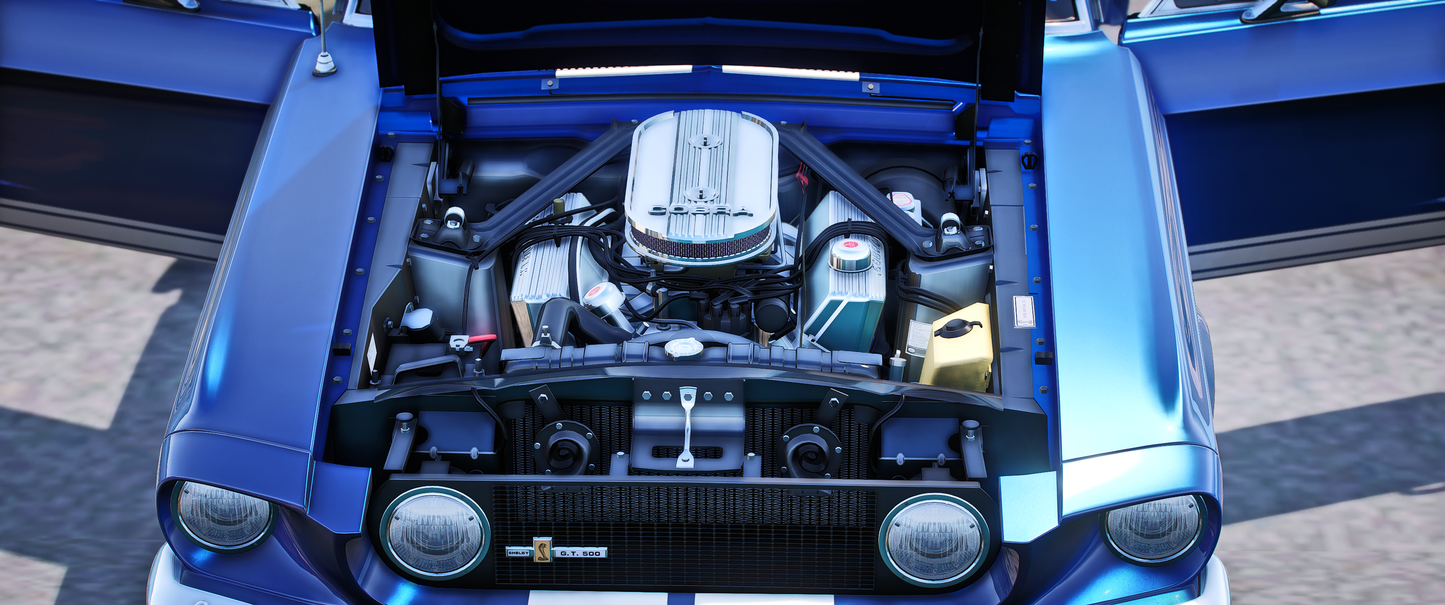 (Debadged + Badged) Shelby GT500 1967