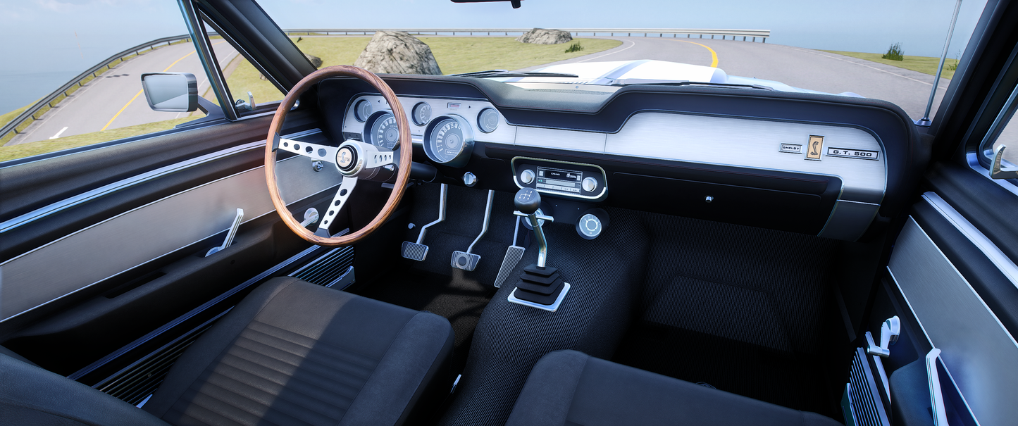 (Debadged + Badged) Shelby GT500 1967