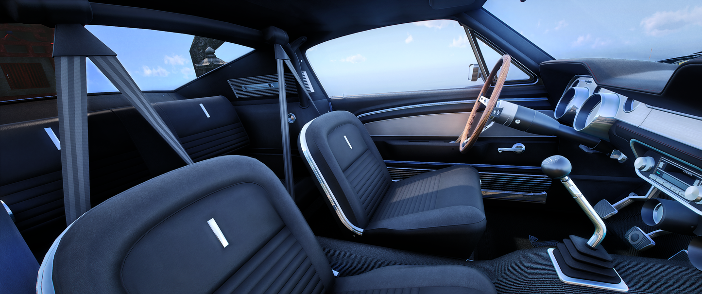 (Debadged + Badged) Shelby GT500 1967