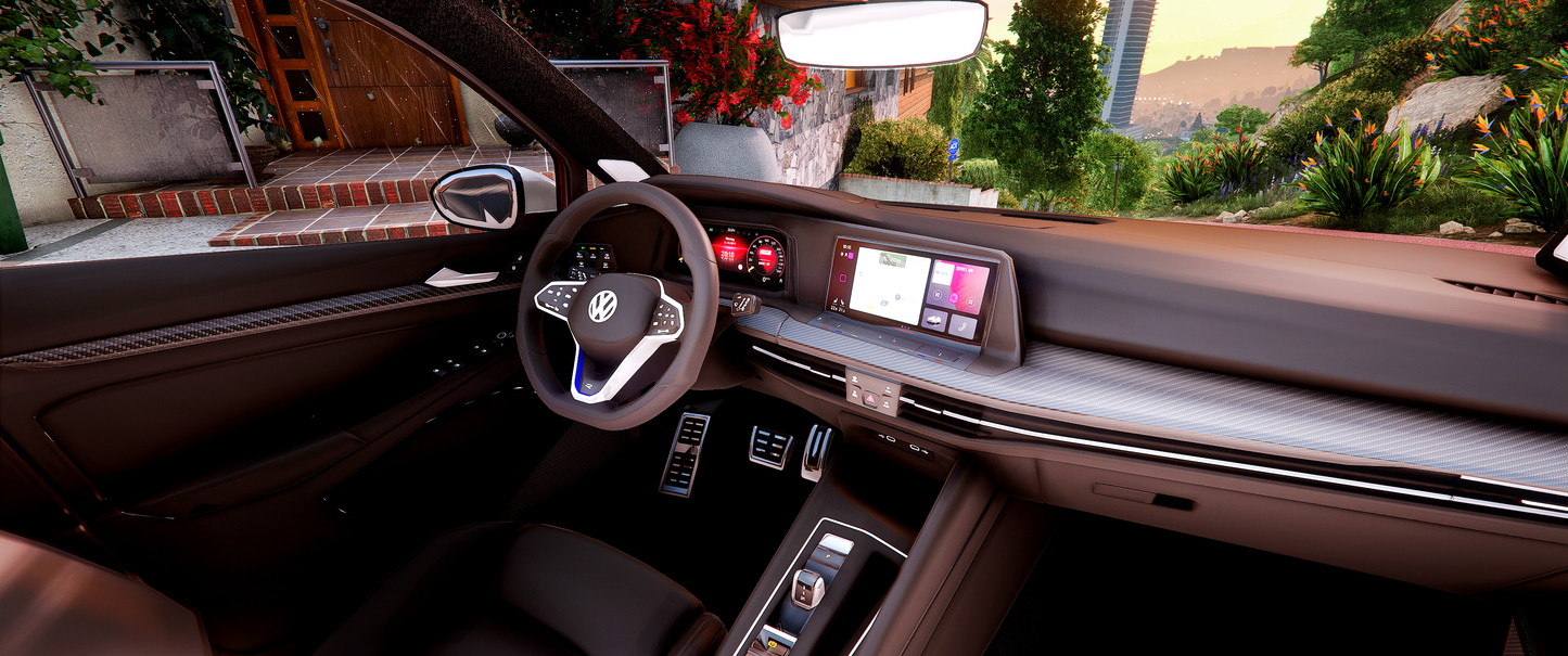 Volkswagen Golf R MK8 [Animated Sunroof]