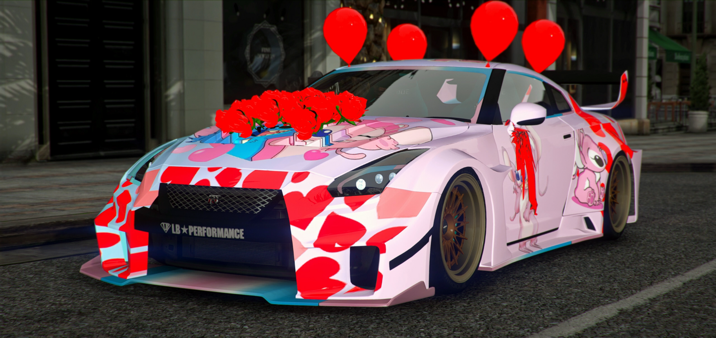 Nissan GTR R35 Stitch [Dinamic RGB Lights]