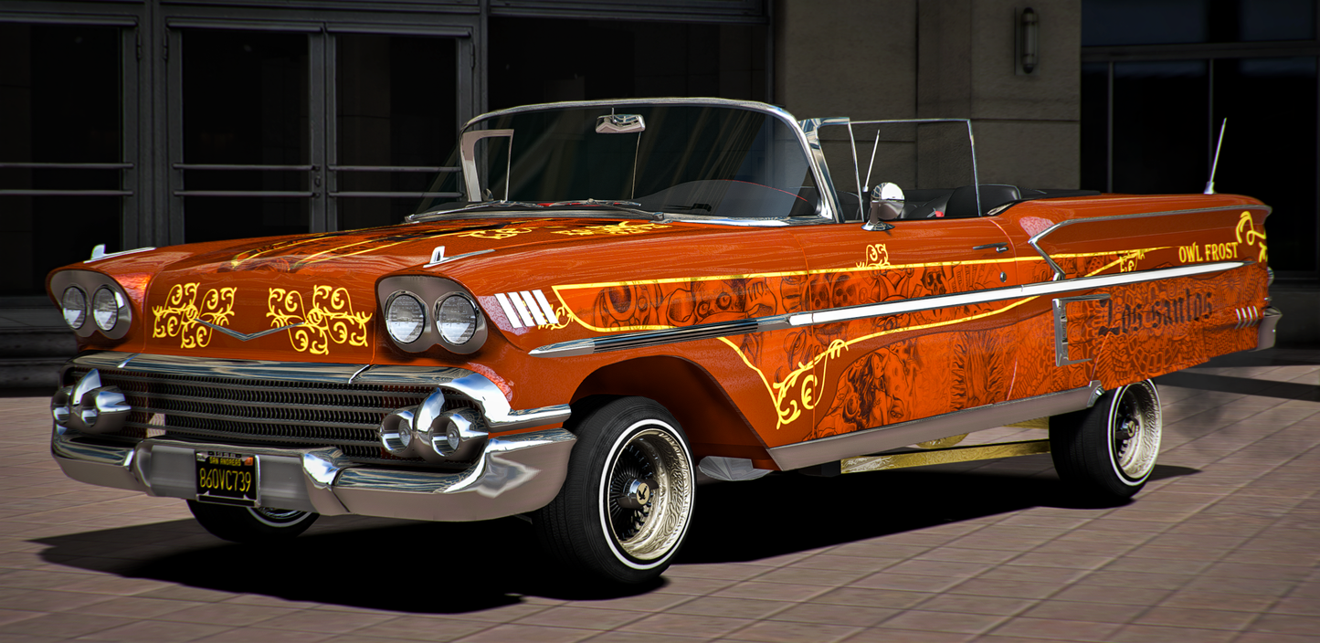 (Debadged) Chevy Impala 1958 Lowrider