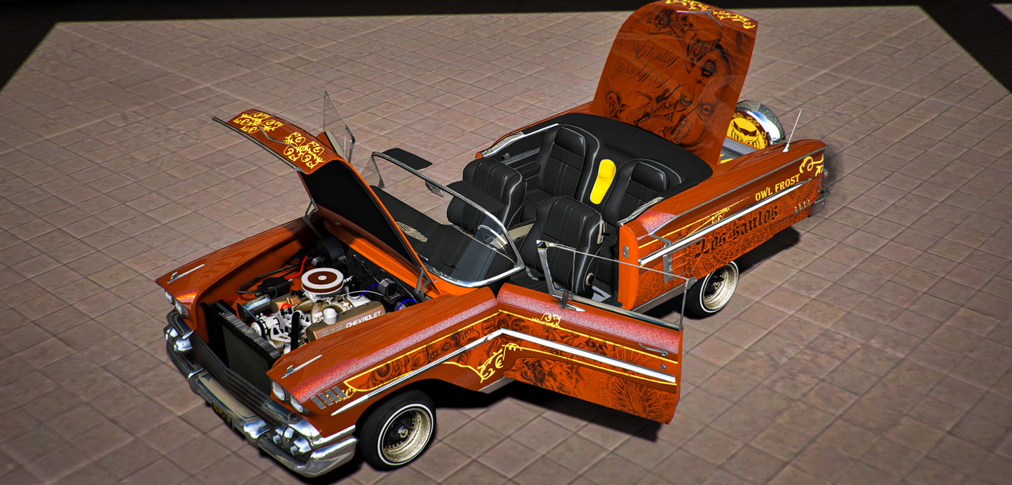 (Debadged) Chevy Impala 1958 Lowrider