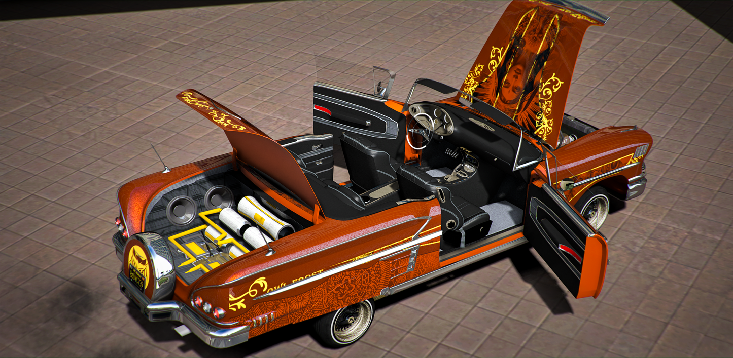 (Debadged) Chevy Impala 1958 Lowrider