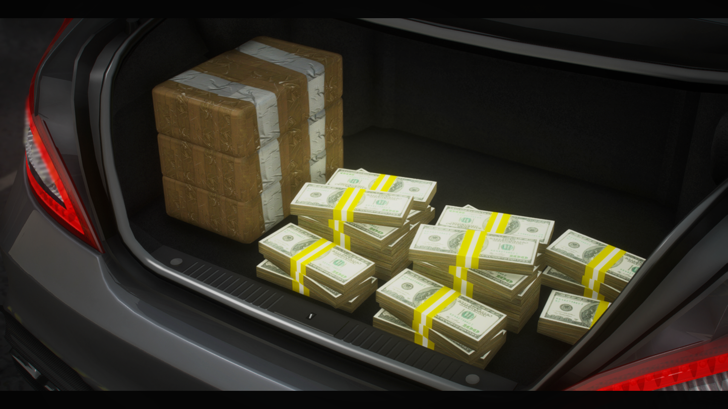 Mercedes Benz CLS63 AMG Mafia (Ice Watch, AK,Money & Drugs)