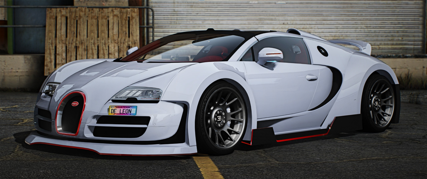 Bugatti Veyron Profilee [Animated Lights]