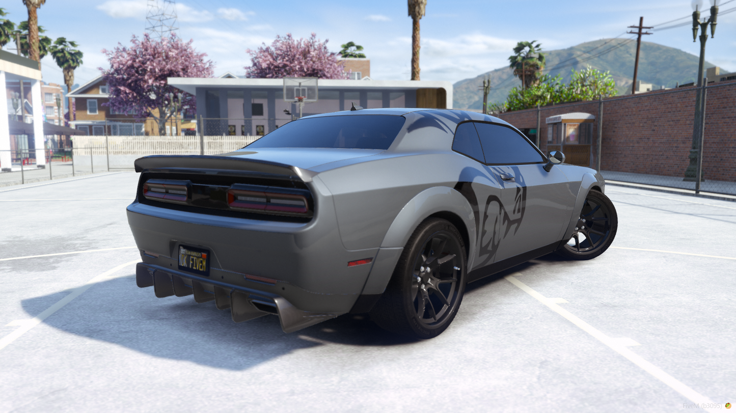 (Debadged) Dodge Ghoul Challenger 2024 [Animated Windows]