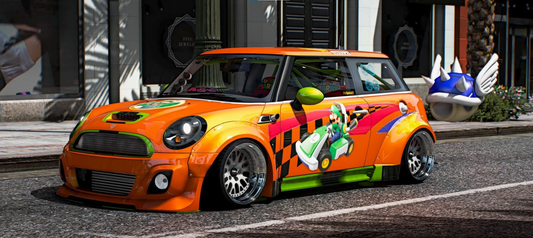 Mini Cooper Mario Kart Edition [Dinamic RGB Lights]