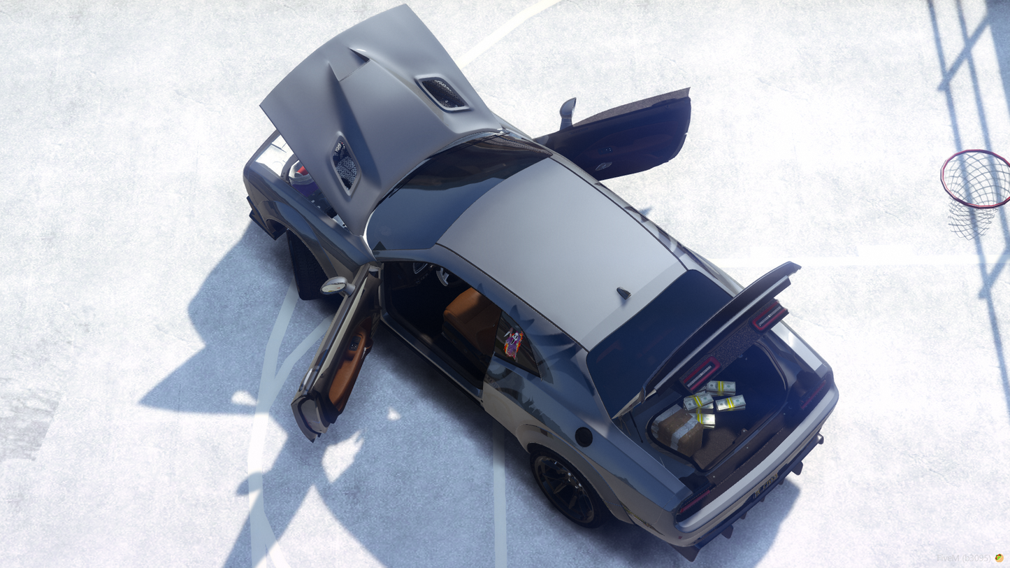 (Debadged) Dodge Ghoul Challenger 2024 [Animated Windows]