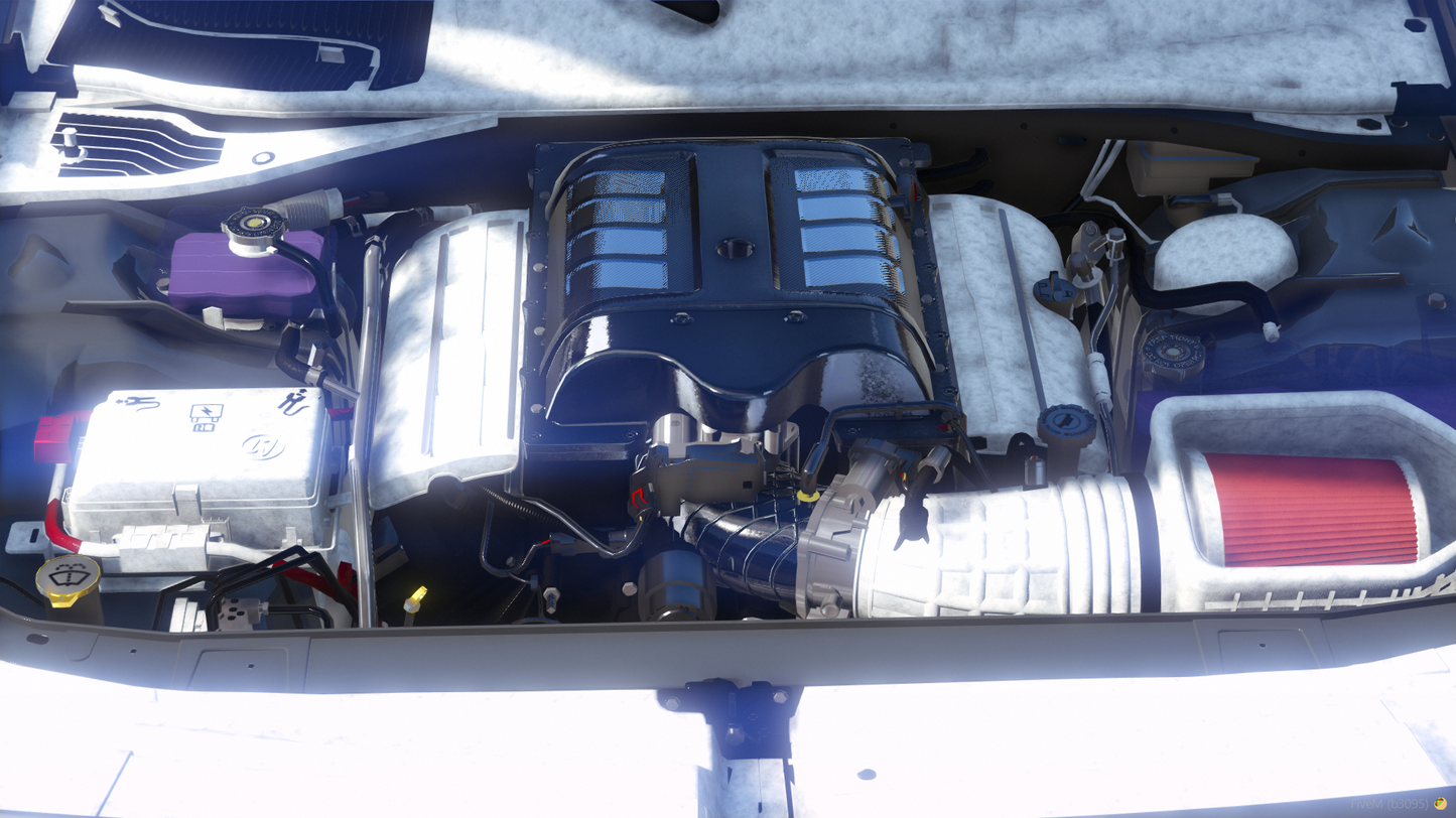 (Debadged) Dodge Ghoul Challenger 2024 [Animated Windows]