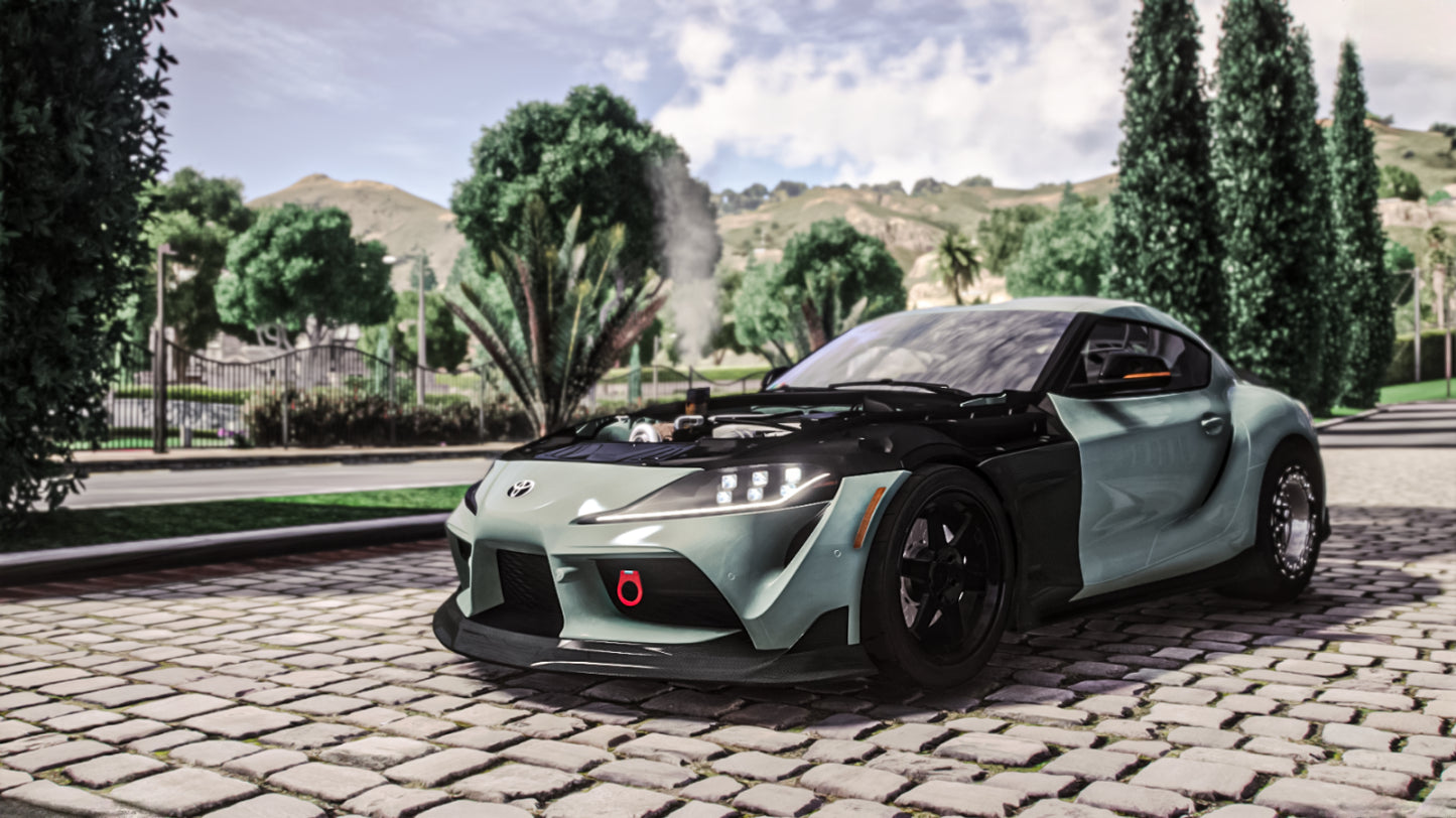 mkv.jay's 900HP+Single Turbo Toyota Supra A90 Drag IRL Replica