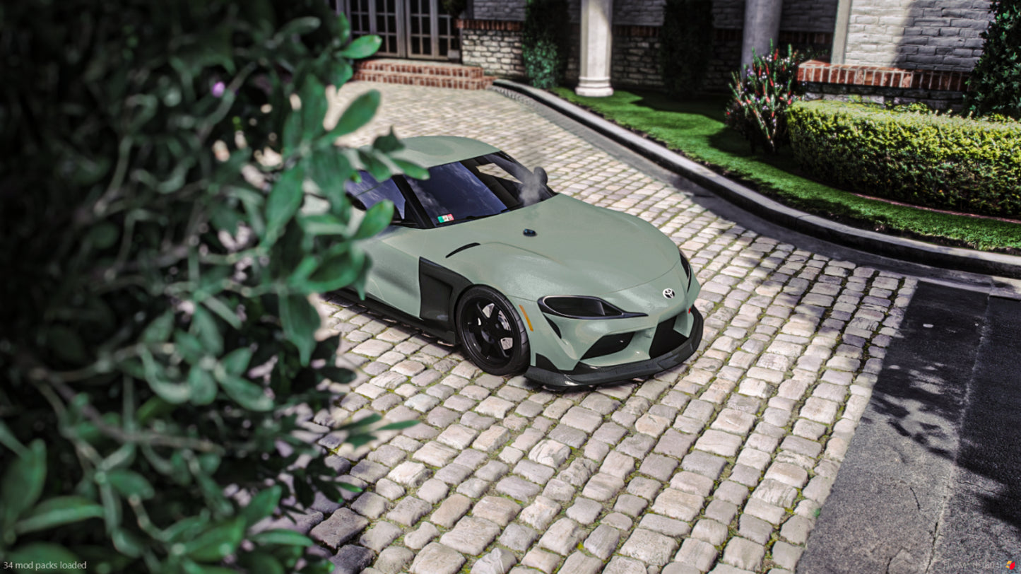 mkv.jay's 900HP+Single Turbo Toyota Supra A90 Drag IRL Replica