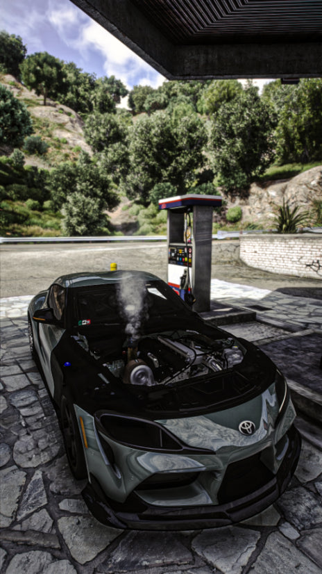 mkv.jay's 900HP+Single Turbo Toyota Supra A90 Drag IRL Replica