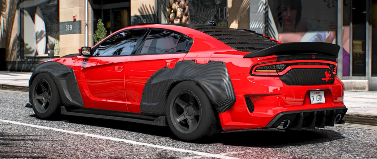 Custom 2021 Dodge Charger Demon Carbon Body Widebody