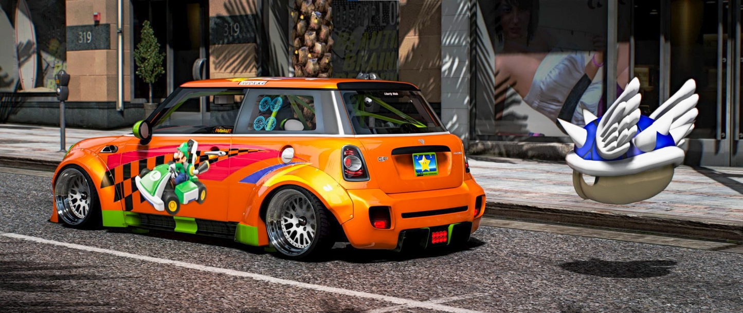 Mini Cooper Mario Kart Edition [Dinamic RGB Lights]