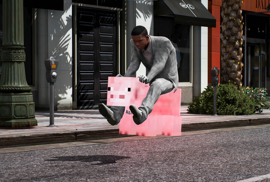 FLYING MINECRAFT PIG