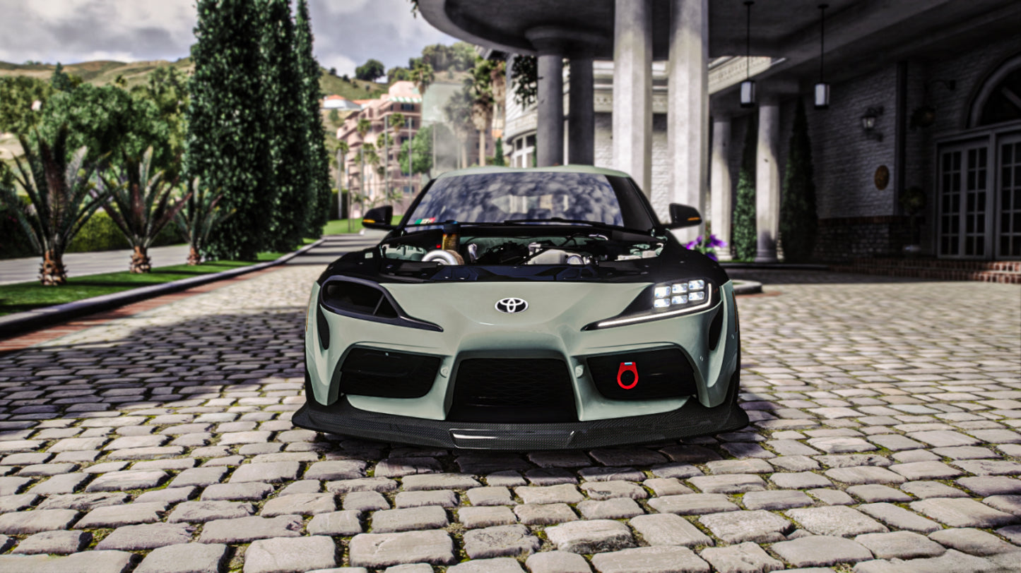 mkv.jay's 900HP+Single Turbo Toyota Supra A90 Drag IRL Replica