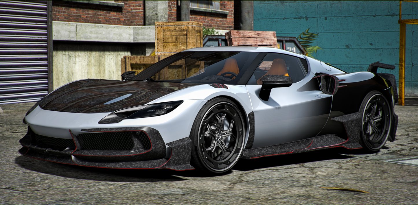 (Debadged) Ferrari 296 Mansory Custom