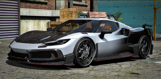 (Debadged) Ferrari 296 Mansory Custom